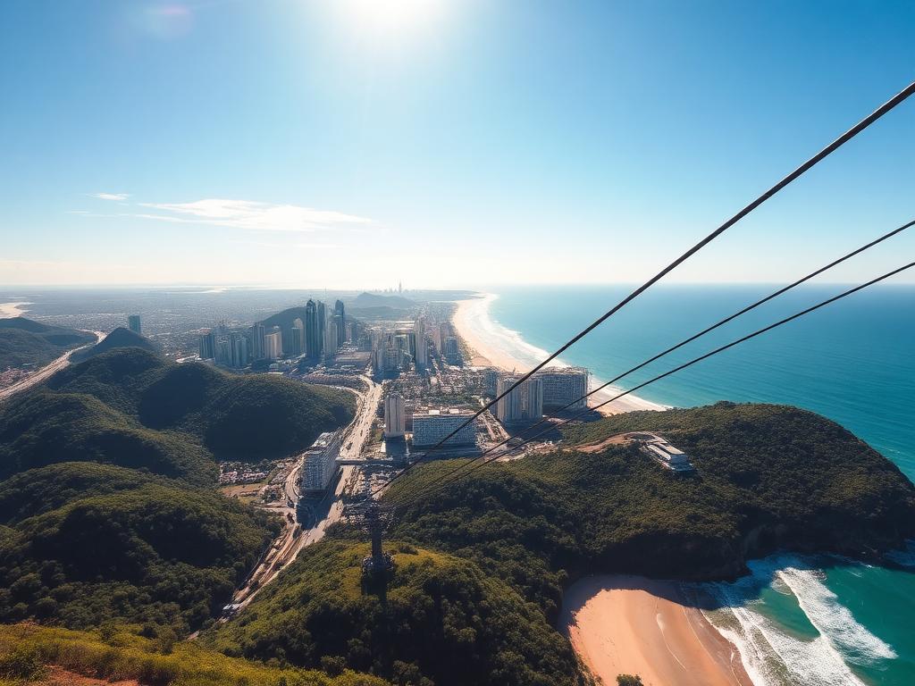 Vista aérea de Balneário Camboriú